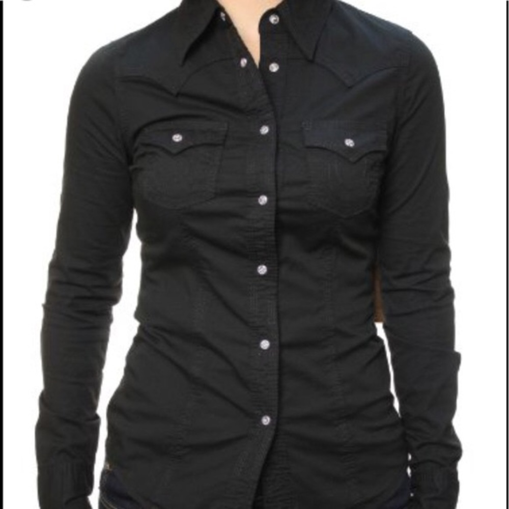 ♠️ True Religion Snap Button Down Western